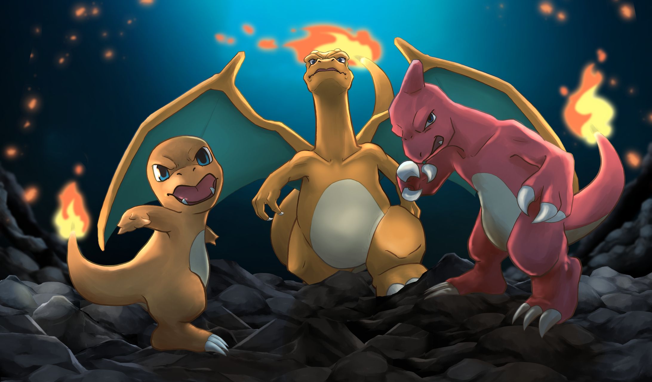 ポケモン　炎の巣窟-1