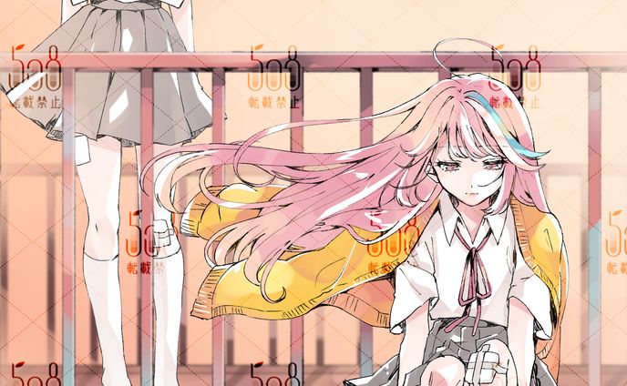 萌霜シモ様「わたしのアール」歌ってみたMVイラスト