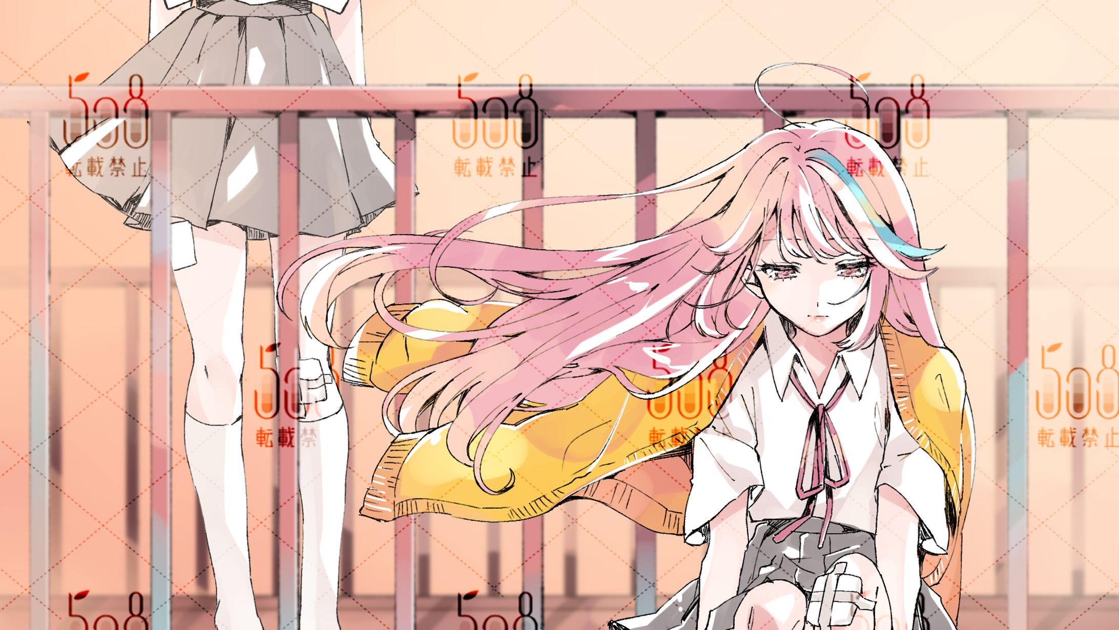 萌霜シモ様「わたしのアール」歌ってみたMVイラスト-1