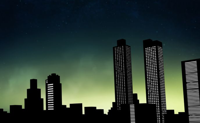 3Dアセット使用・夜空