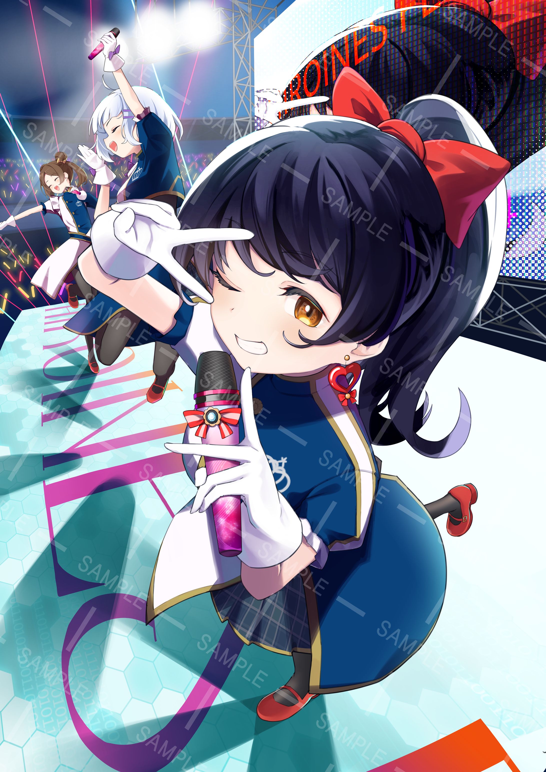 【commission】HIROINESフェス2024広告イラスト-1