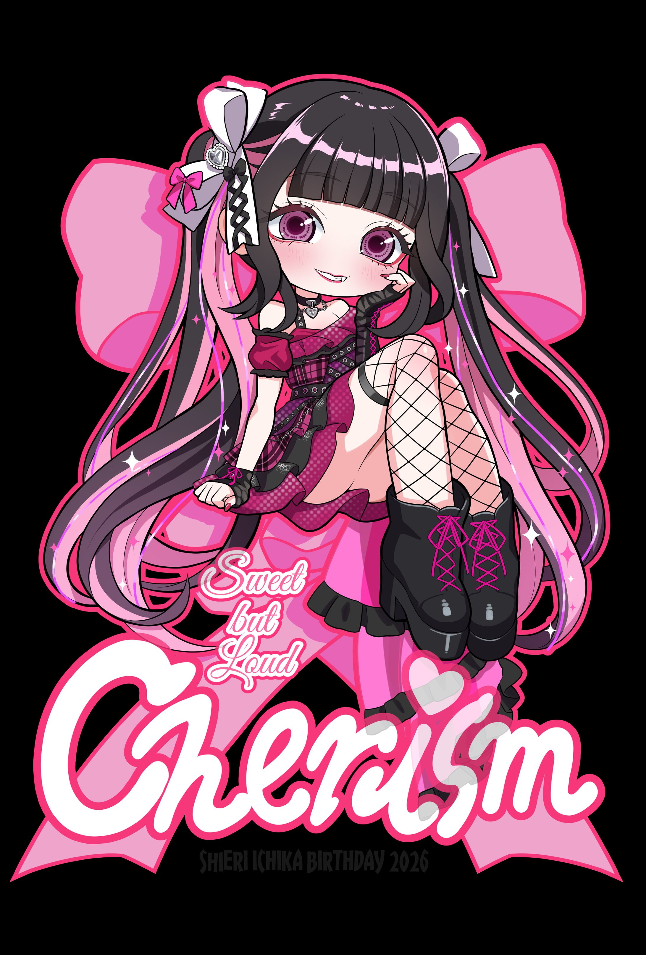 苺菓しえりさん　Tシャツ用-1