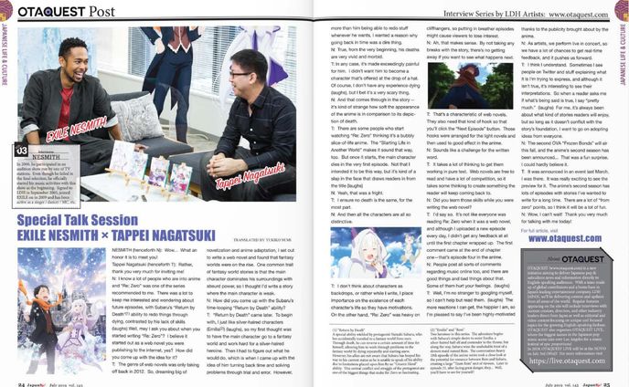 JapanUp! July 2019 Otaquest Interview (TR)