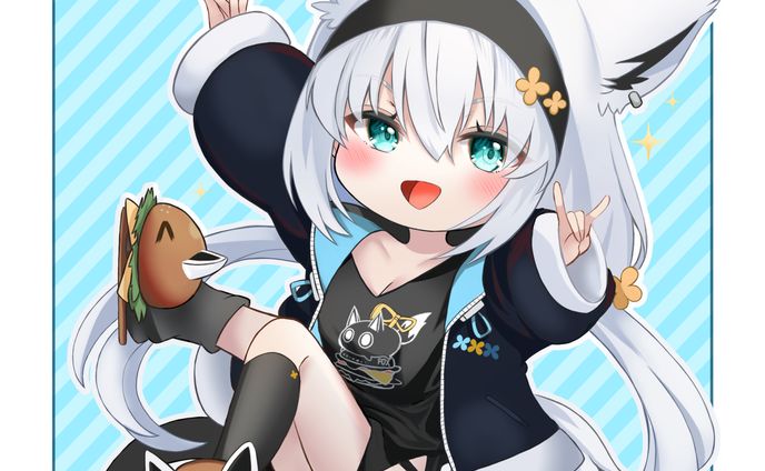 ファンアート|白上フブキ（SDキャラ）