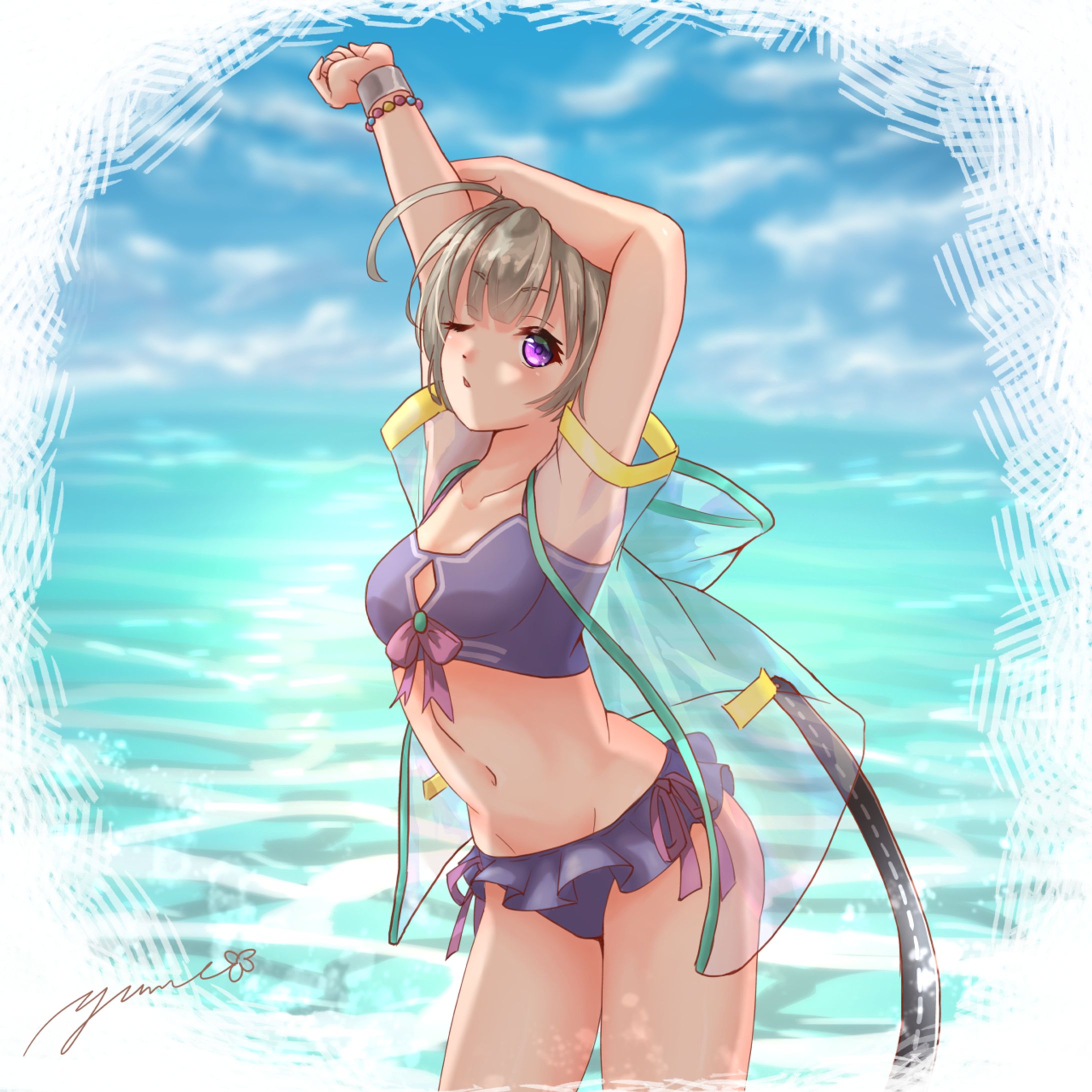 すもも誕生日イラスト【ヘブバンFA】-1