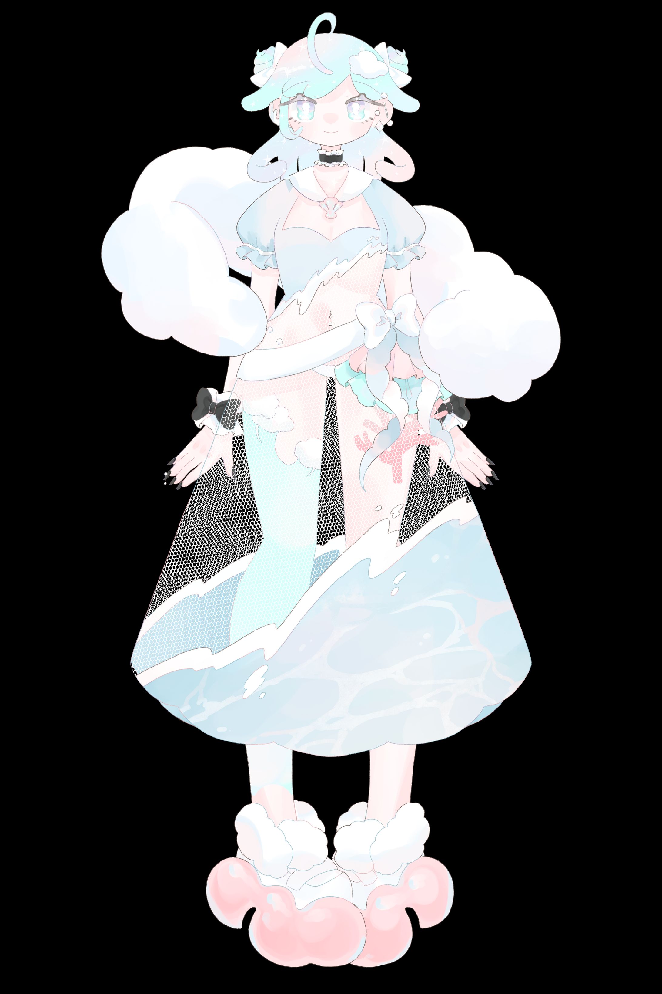 Live2D用モデル、デザイン-1