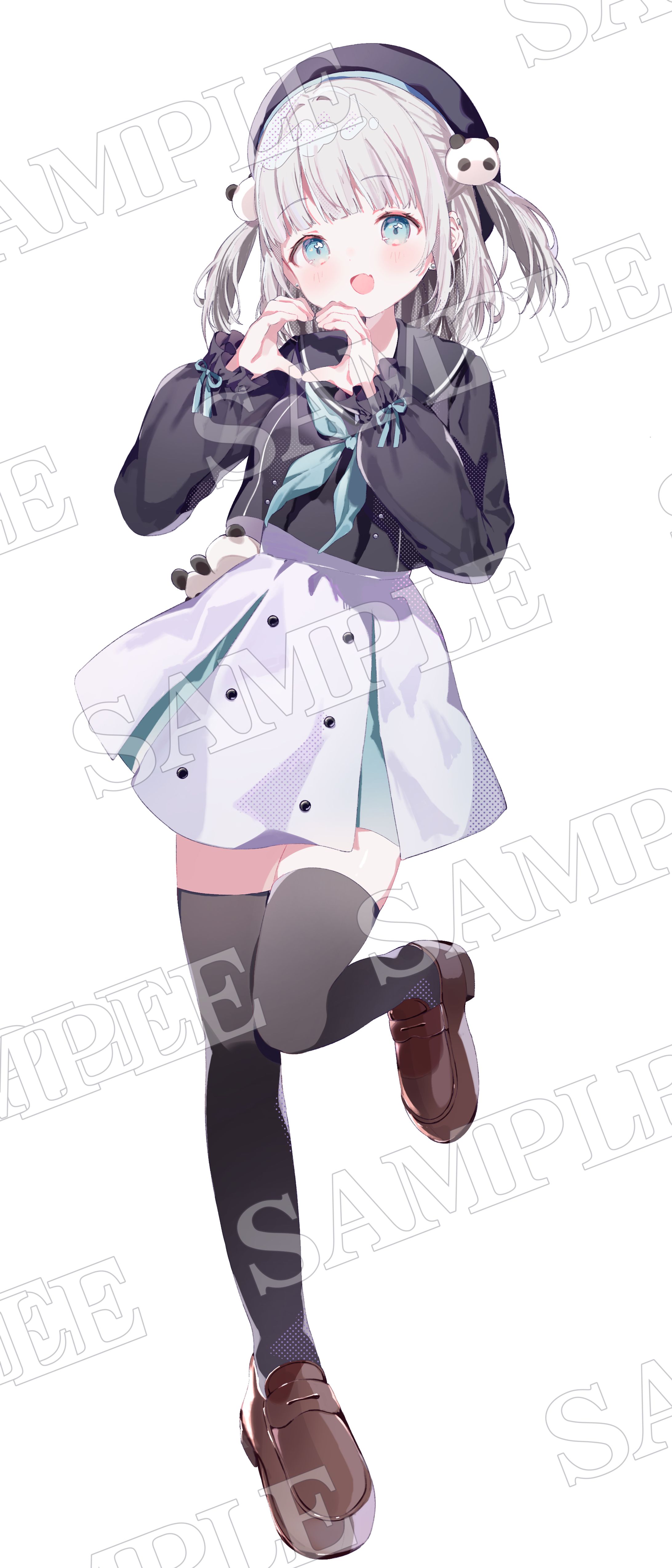 猫熊るる様 コラボカフェイラスト-1