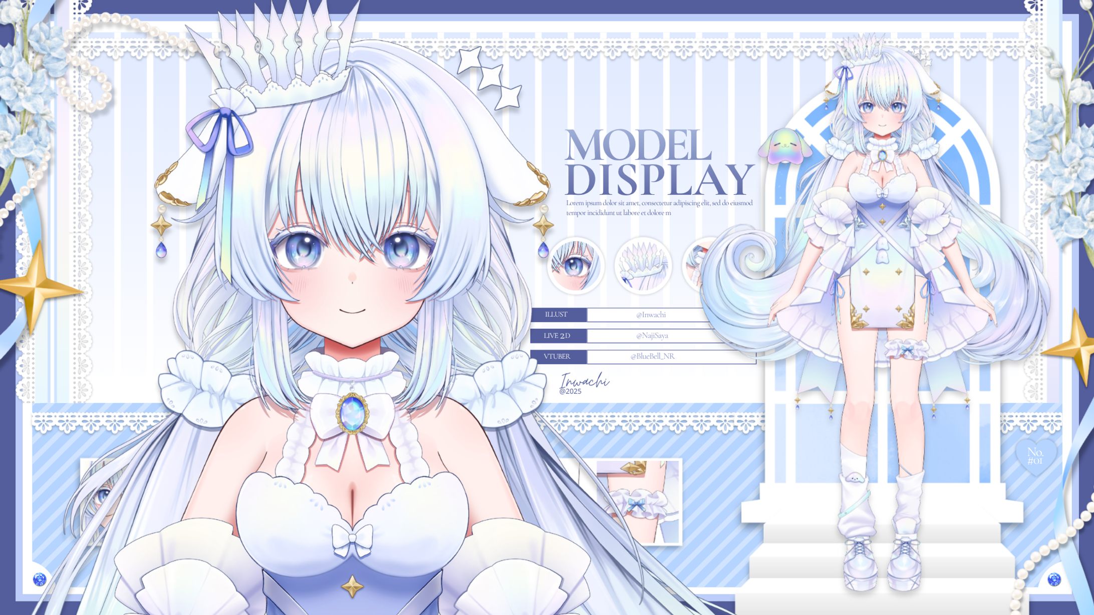 BlueBell_NR Model Vtuber Art-1