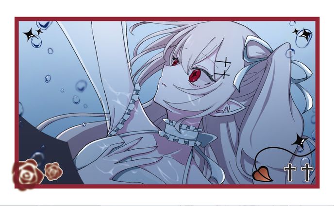 城園アリア　歌ってみた　等身イラスト