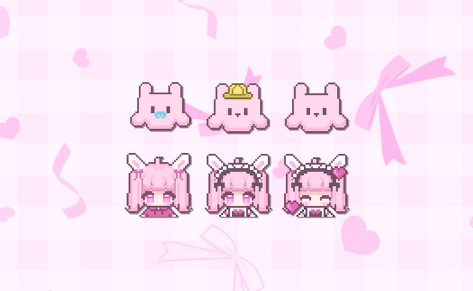 ドット絵　サブスクバッジ　サンプル