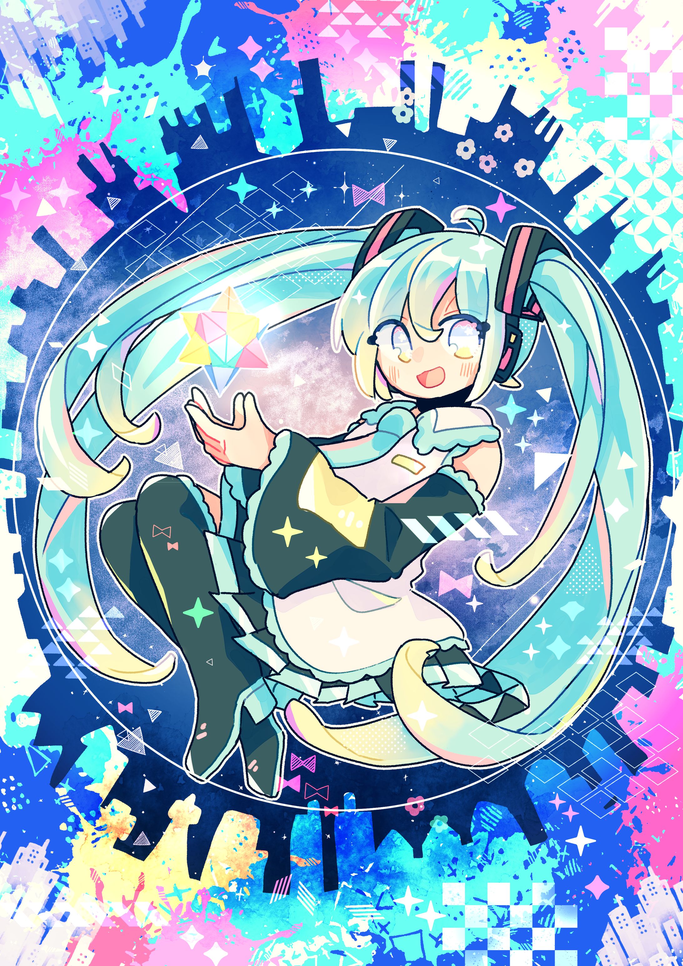 【受賞作品】Miku's colorful world-1