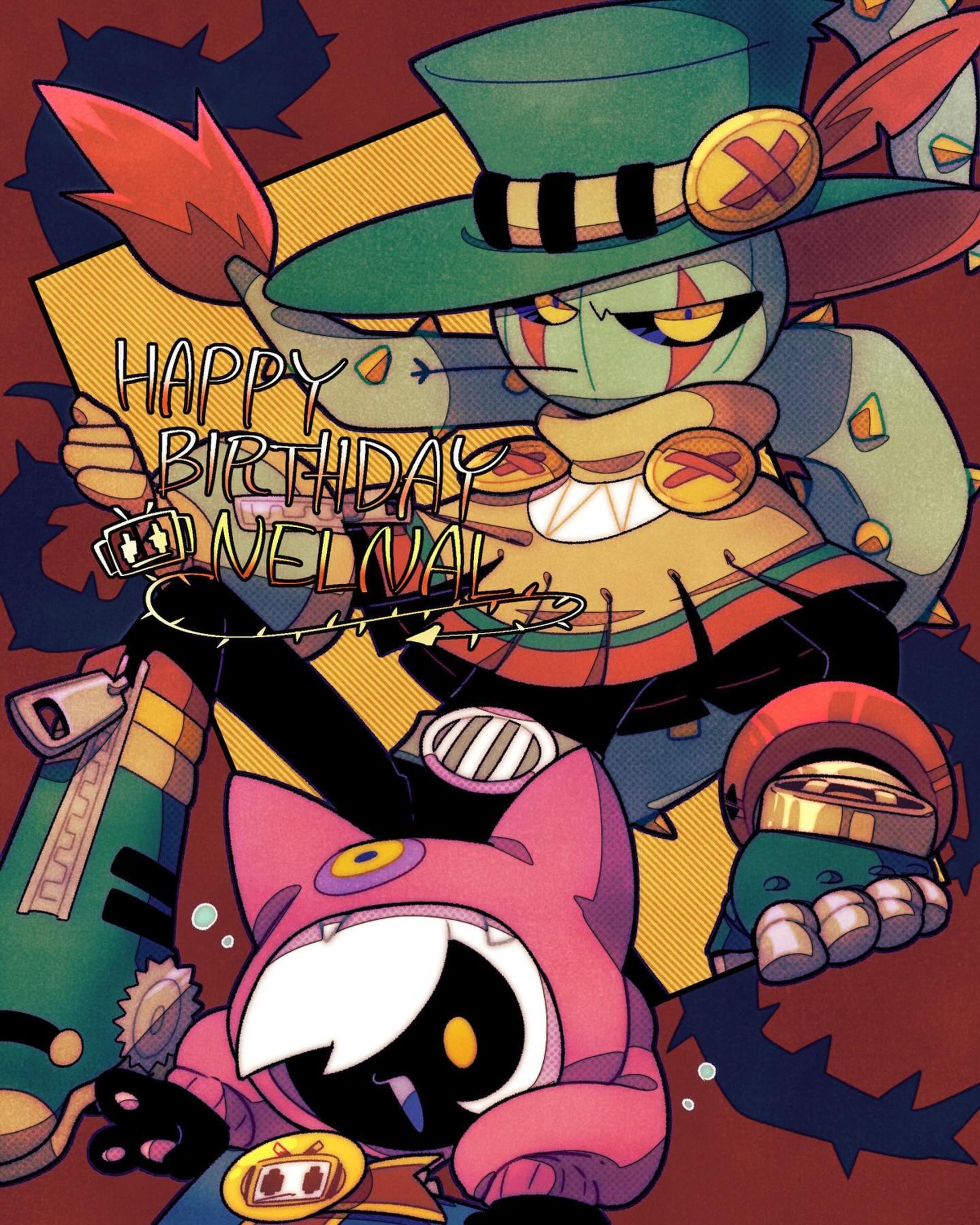 #イラスト #人外 #オリジナルイラスト 
#オリジナルキャラクター #illustration #monster #originalcharacter #ファンアート #fanart 

🎉🎂
fan art👉
@nelnalium_nelnal-1
