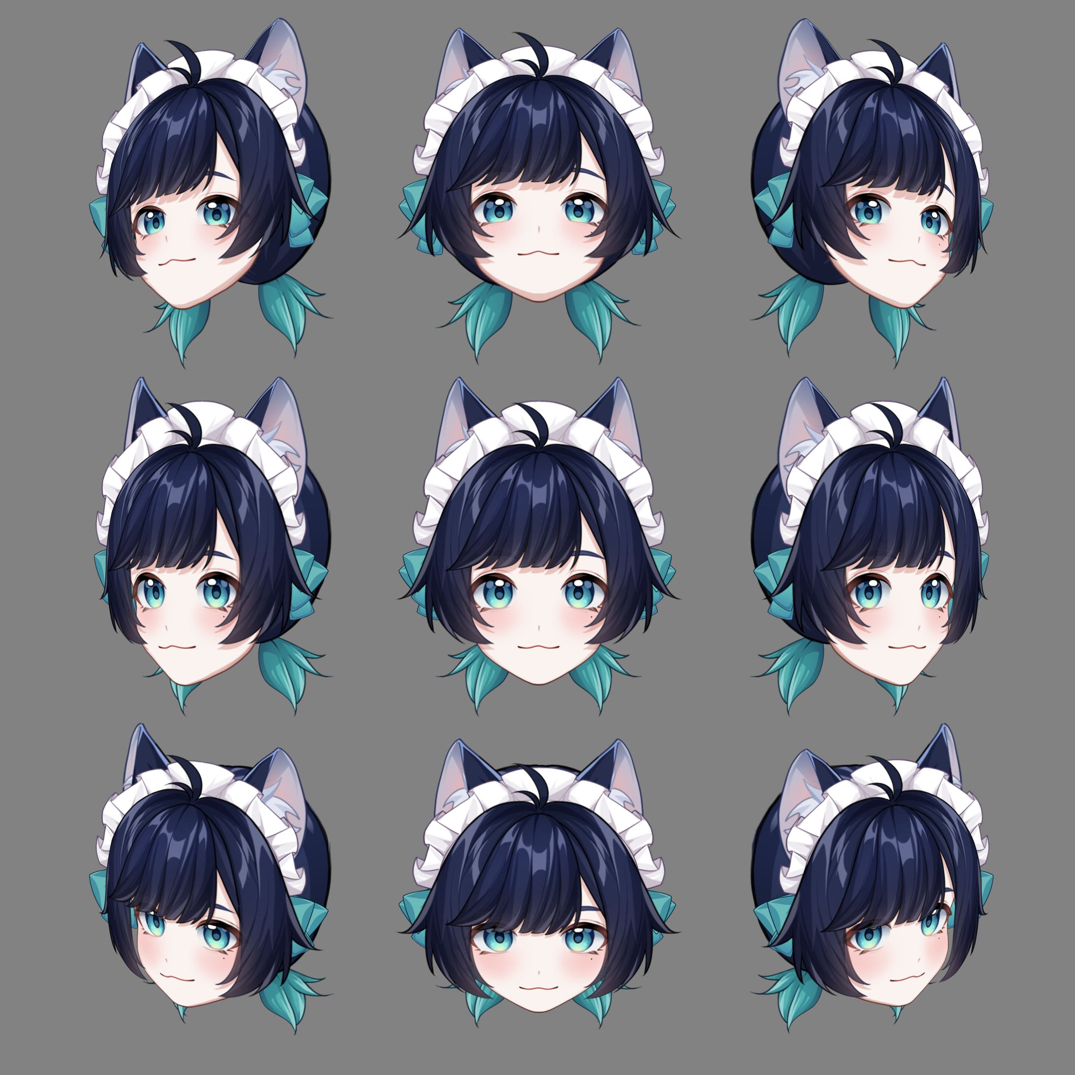 Vtuberモデル作例①-1