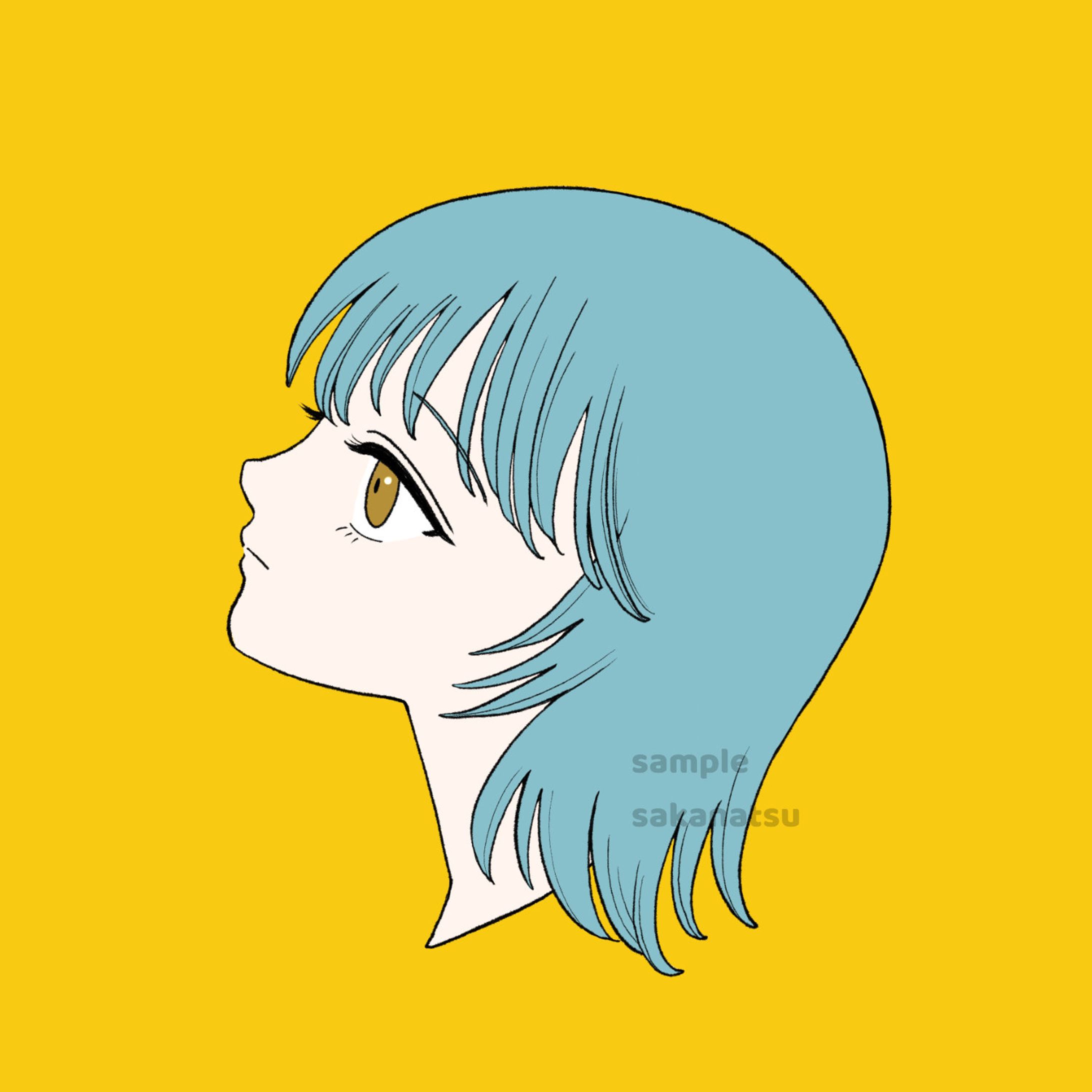 人物イラスト（アニメ塗り）-1