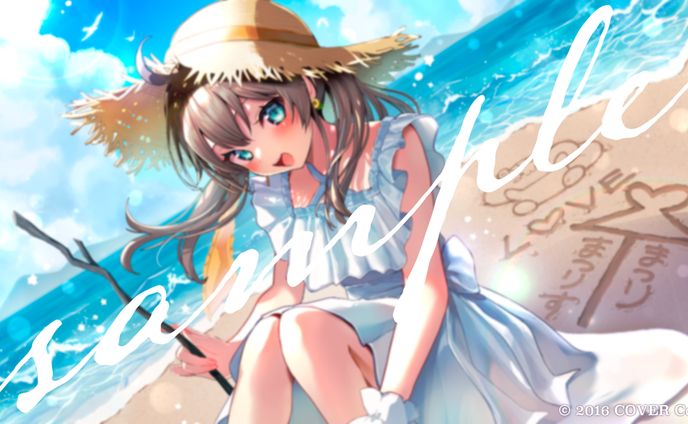 ホロライブ所属 夏色まつり様　メンバーシップ限定壁紙（2025年/7月）