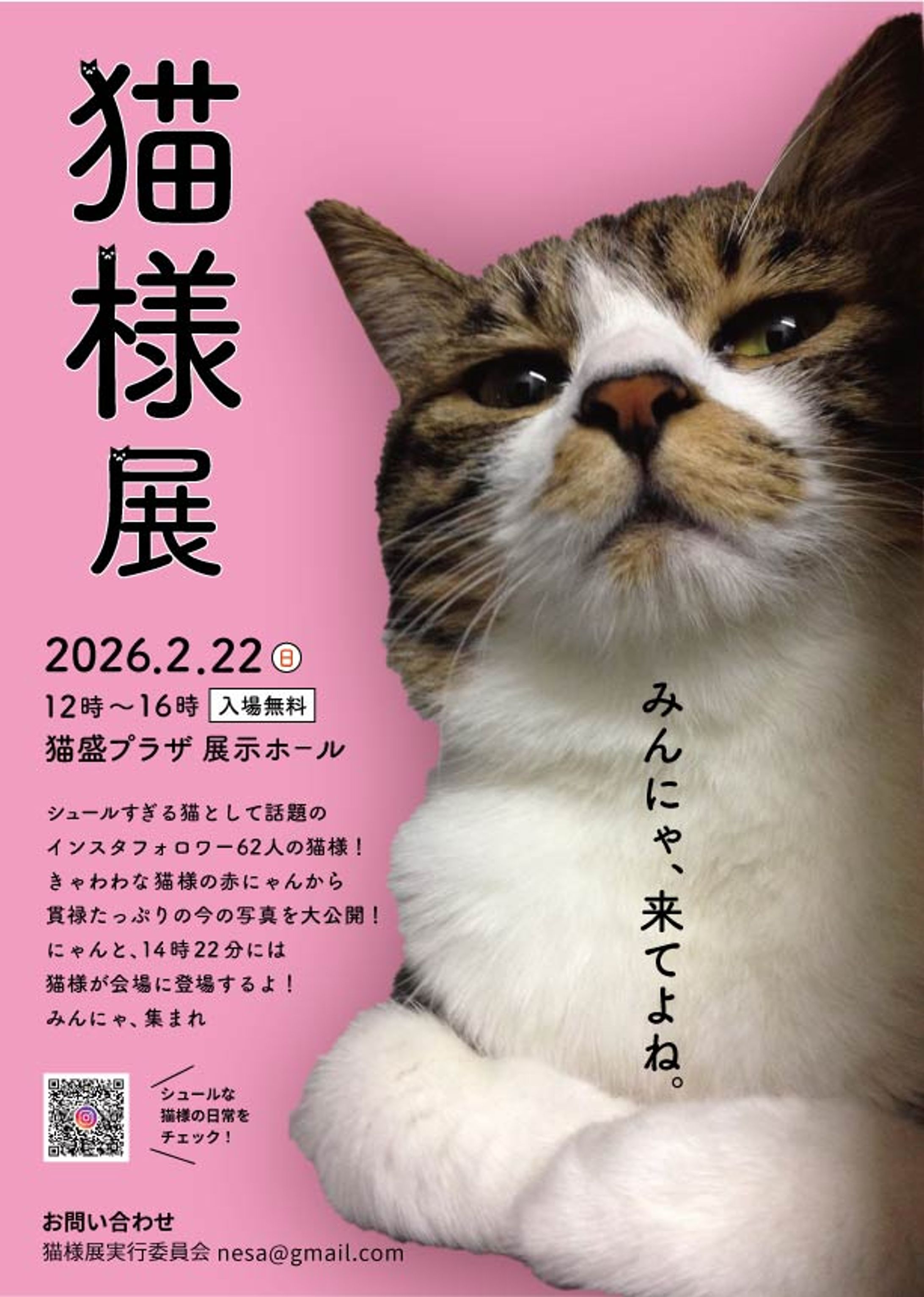 猫様展チラシ-1