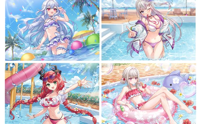 星璃/ 蘿貝塔/露熙妲/涅菈2025泳裝