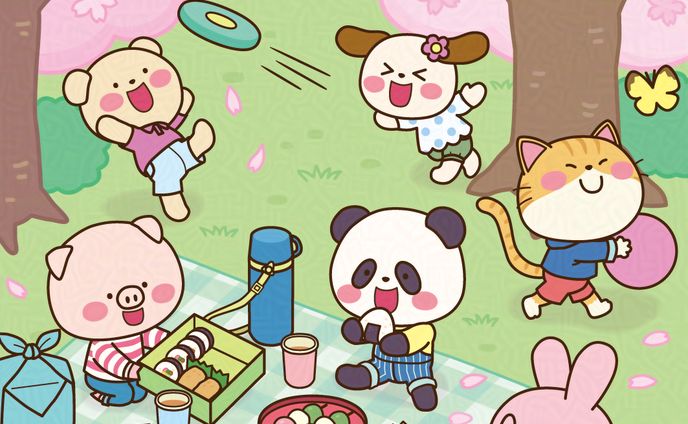 みんなでお花見