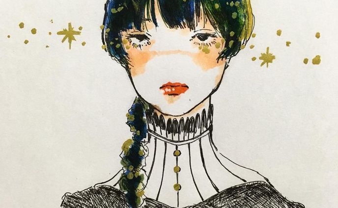 #アナログイラスト  #croquis #イラストレーション  #illustration #イラスト #ペン画