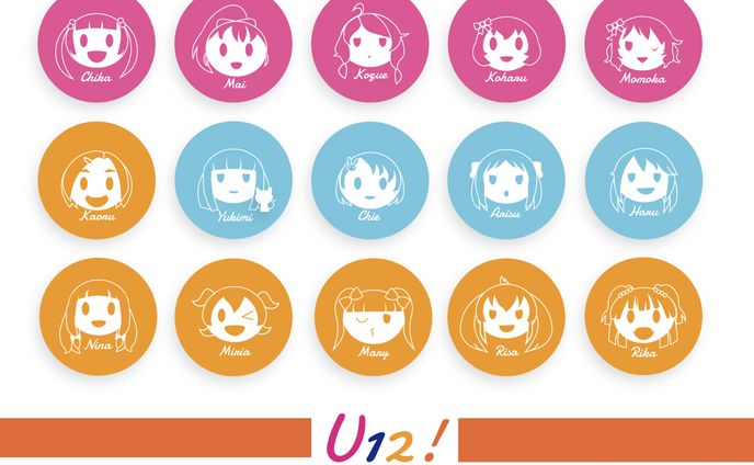 自主製作「U12ピクトグラム風アイコン」