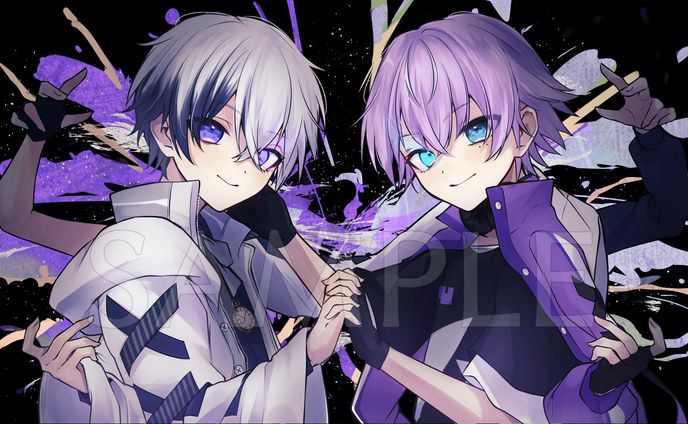 歌ってみたMV用イラスト