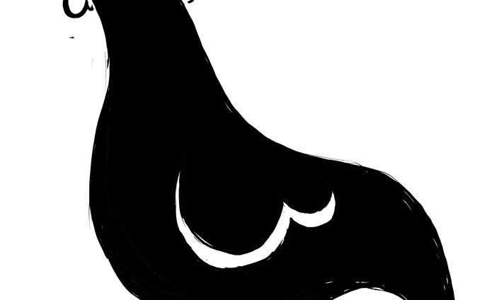 唐揚げ屋 ロゴイラスト案