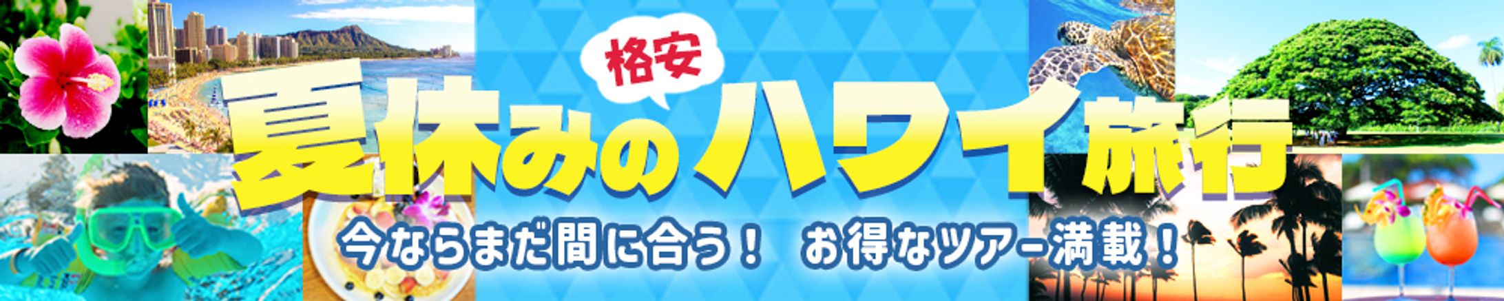 バナー制作課題　ハワイ旅行-1