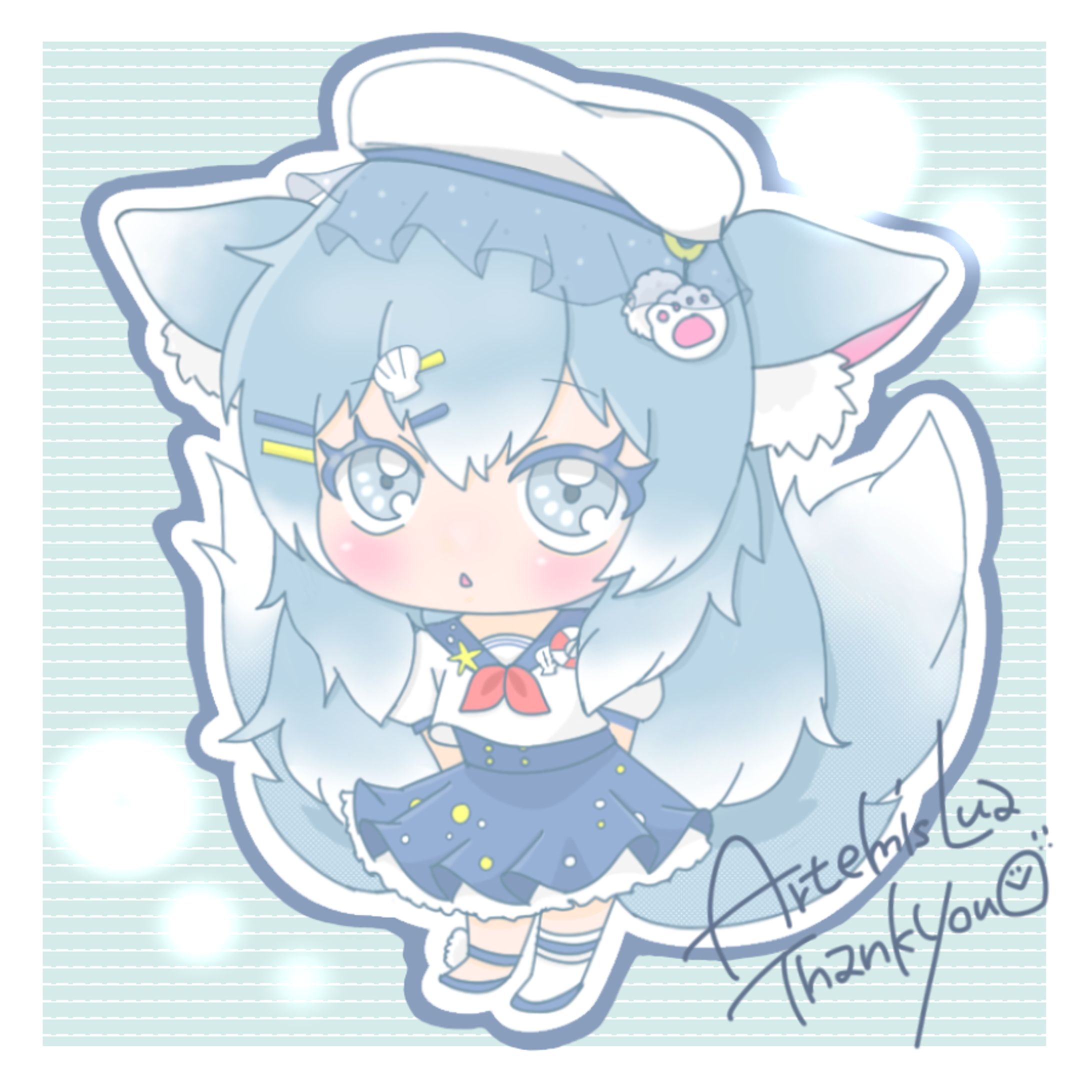Skeb / デフォルメイラスト / ArtemisLuaさん-1