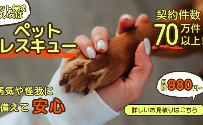 ペット保険広告バナー
