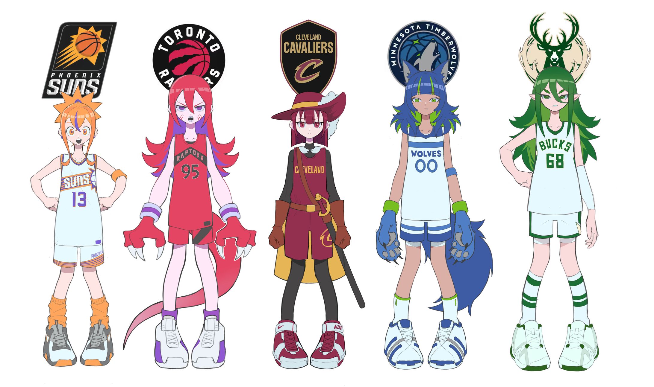 【ファンアート】NBAテーマ　イラスト-1