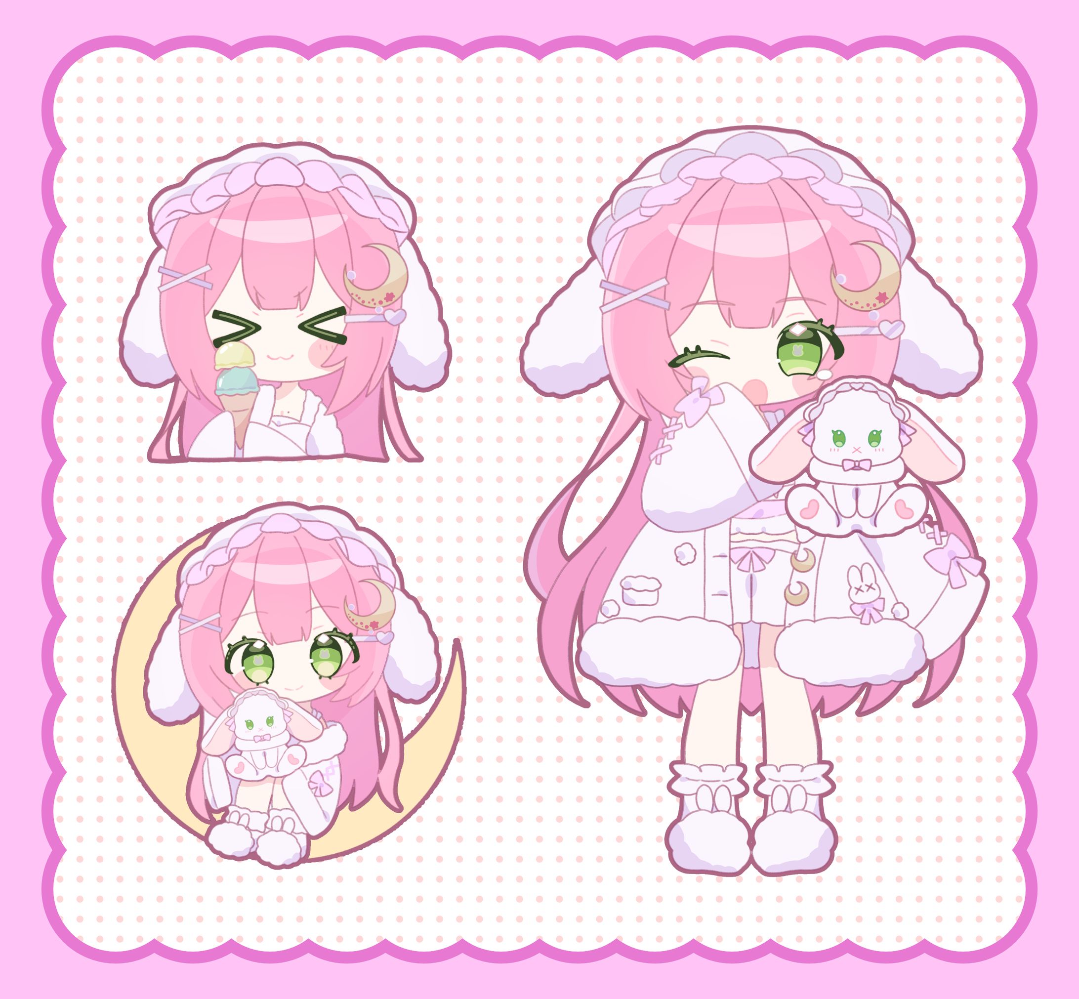 【詰め込みイラスト】月乃美玲様-1