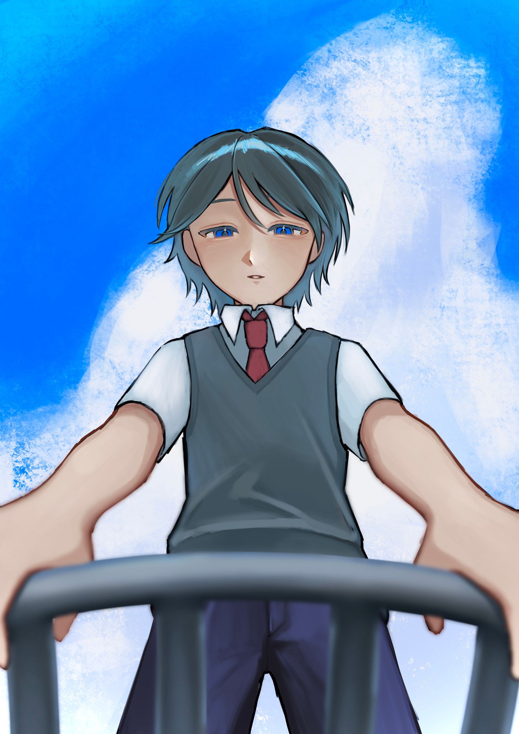 青空に堕ちてく-1
