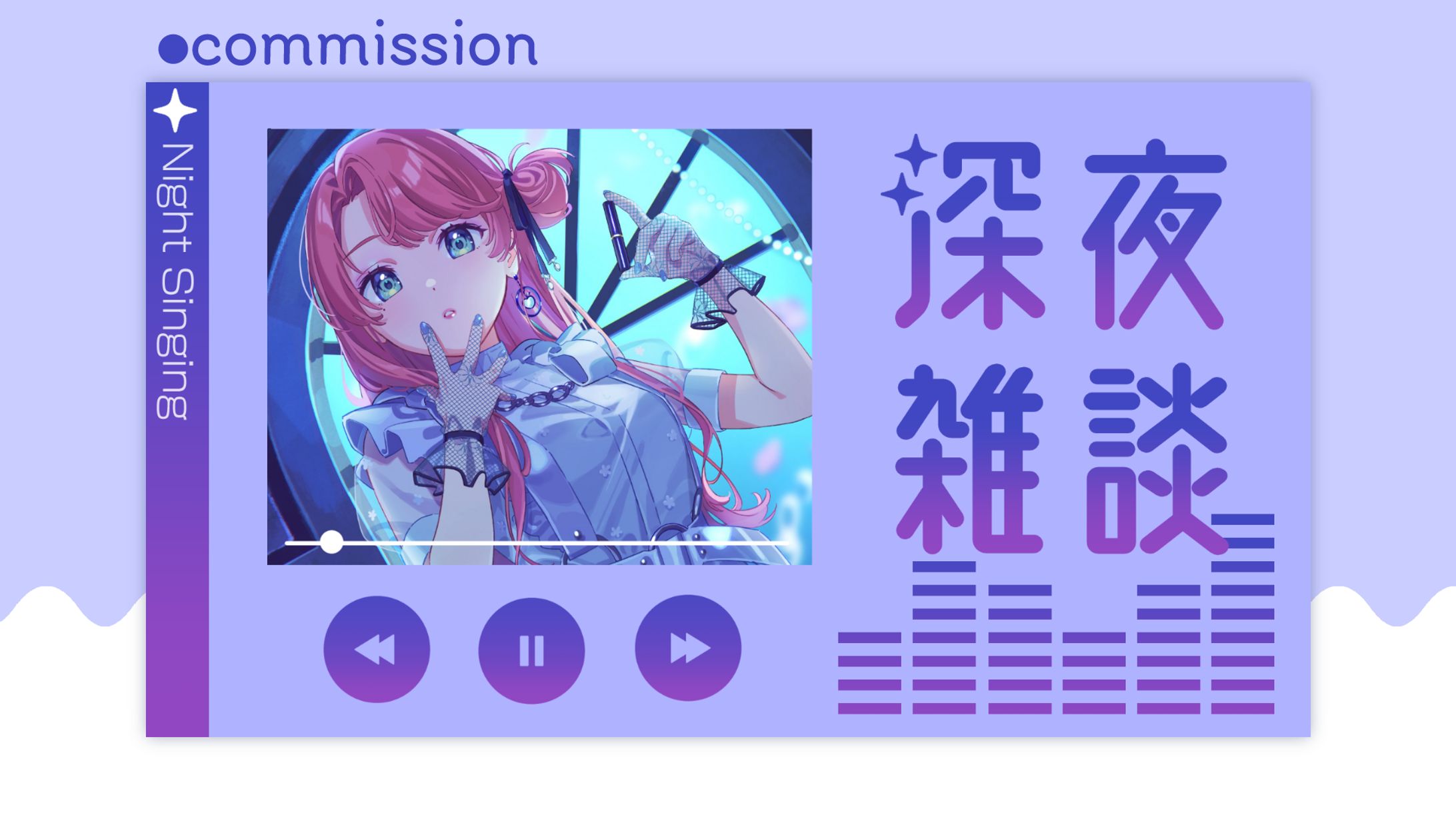 深夜雑談サムネイル / 白雪りんご-1