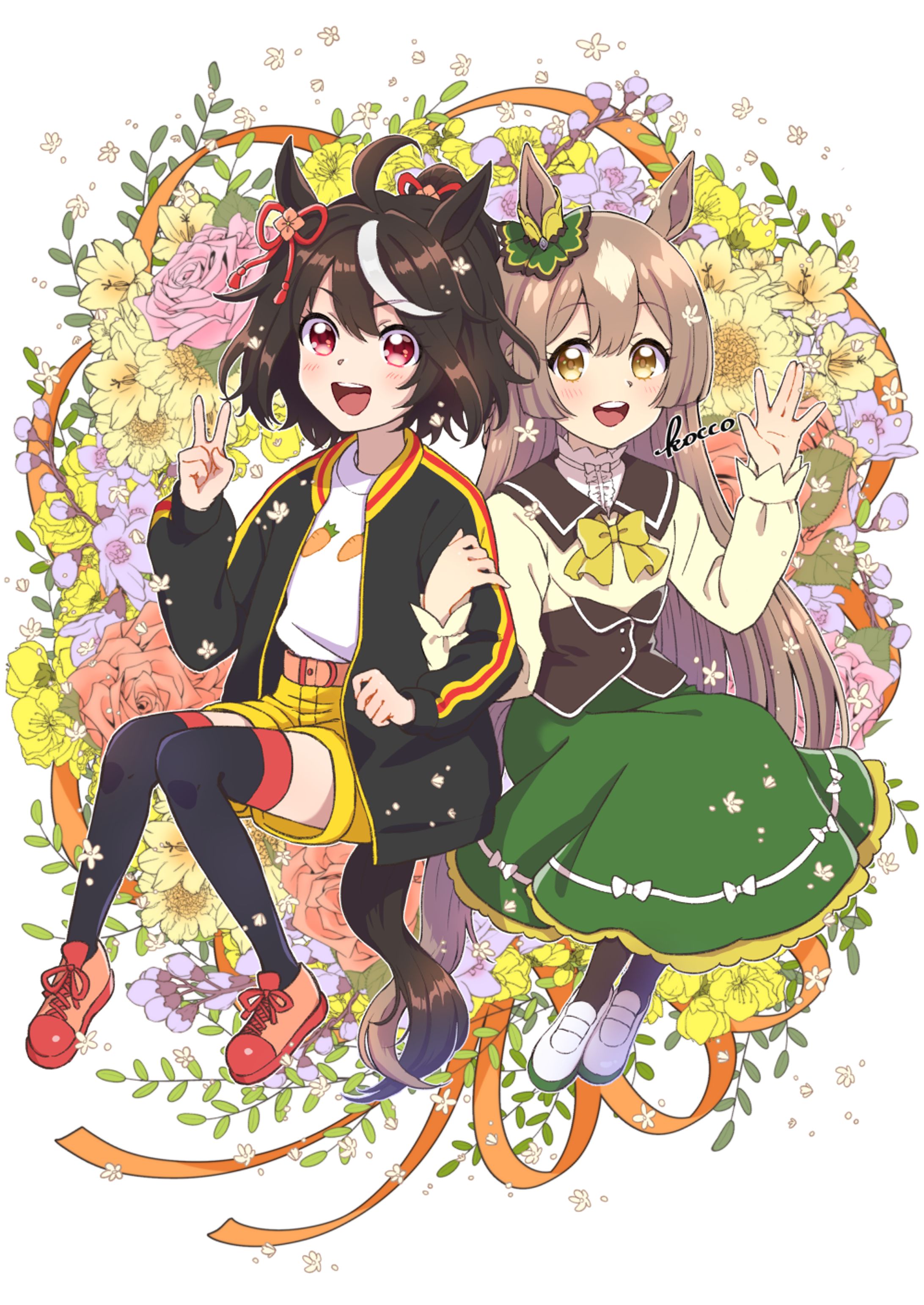 キタサンブラック&サトノダイヤモンド（ウマ娘）-1