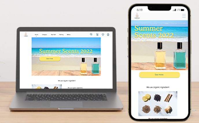 Summer correction 2022 Perfume website
