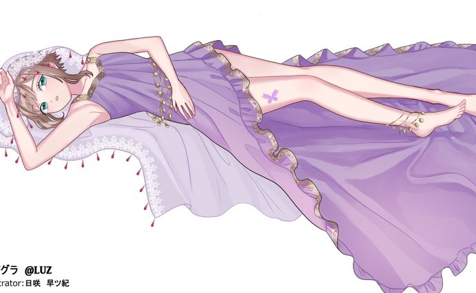 歌ってみたMVイラスト制作のイラスト【一部】