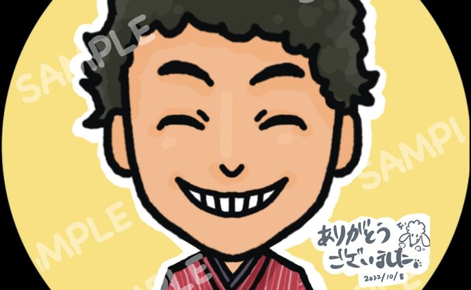 SNS用アイコン/ミニキャラ　ますまろさん