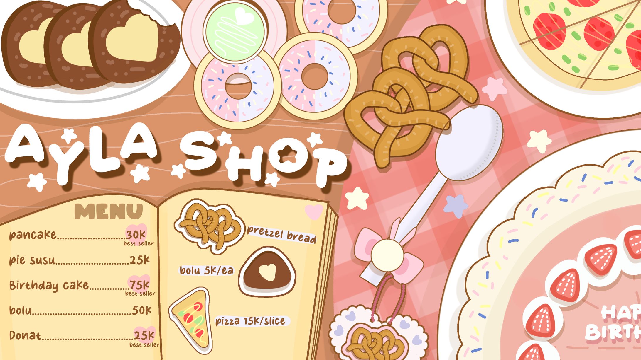Set up pastry & cake themed -1