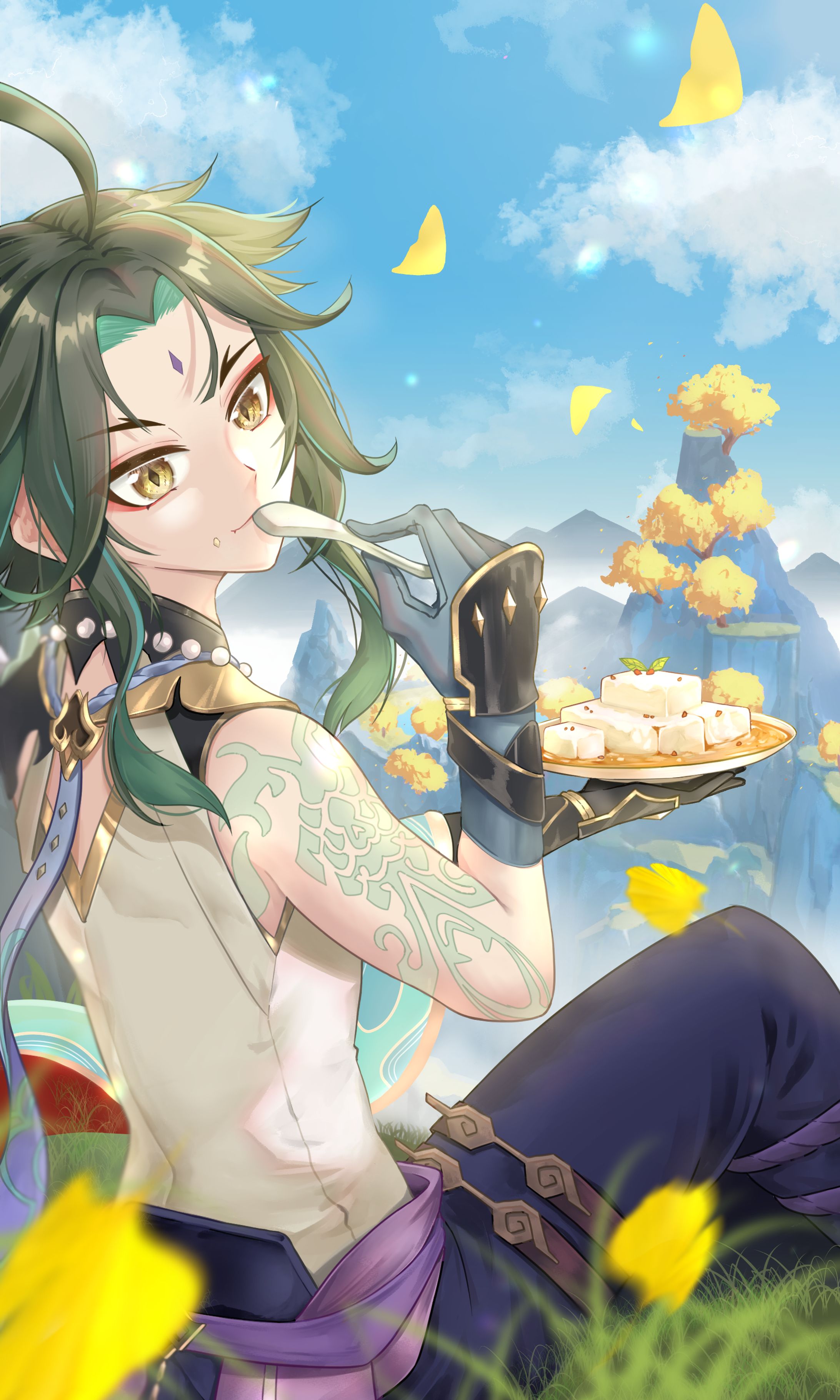 一枚絵　二次創作　原神-1