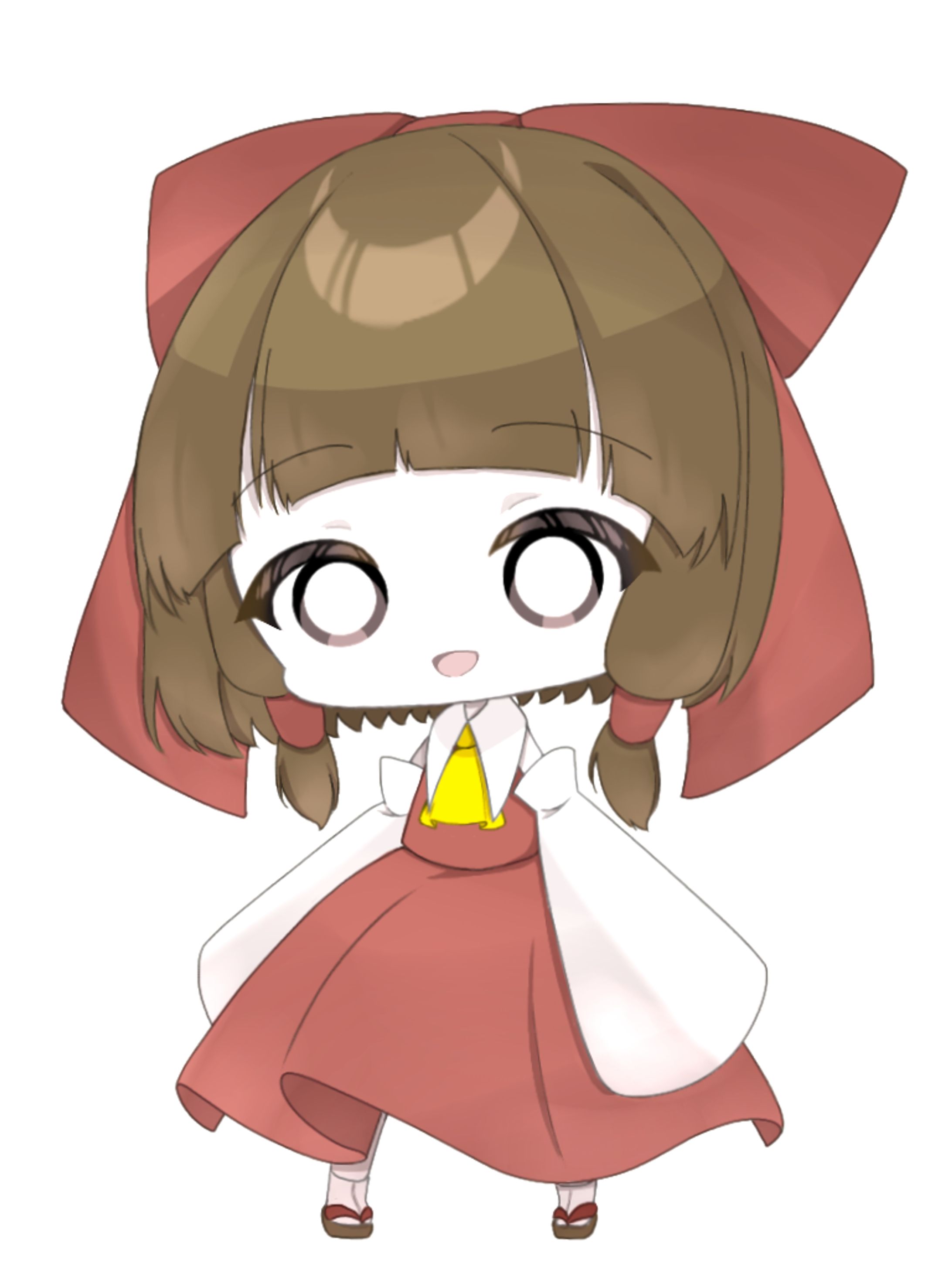 博麗霊夢口パク対応ゆっくり立ち絵-1