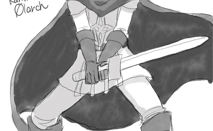 勇者ああああ。pan様のポーズをスケッチしました。
#イラスト
#オリジナルイラスト
#一次創作
#一次創作イラスト
#AdobeFresco