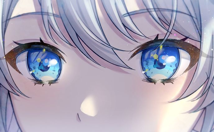 『デジタルイラストの「瞳」描き方事典』 掲載イラスト