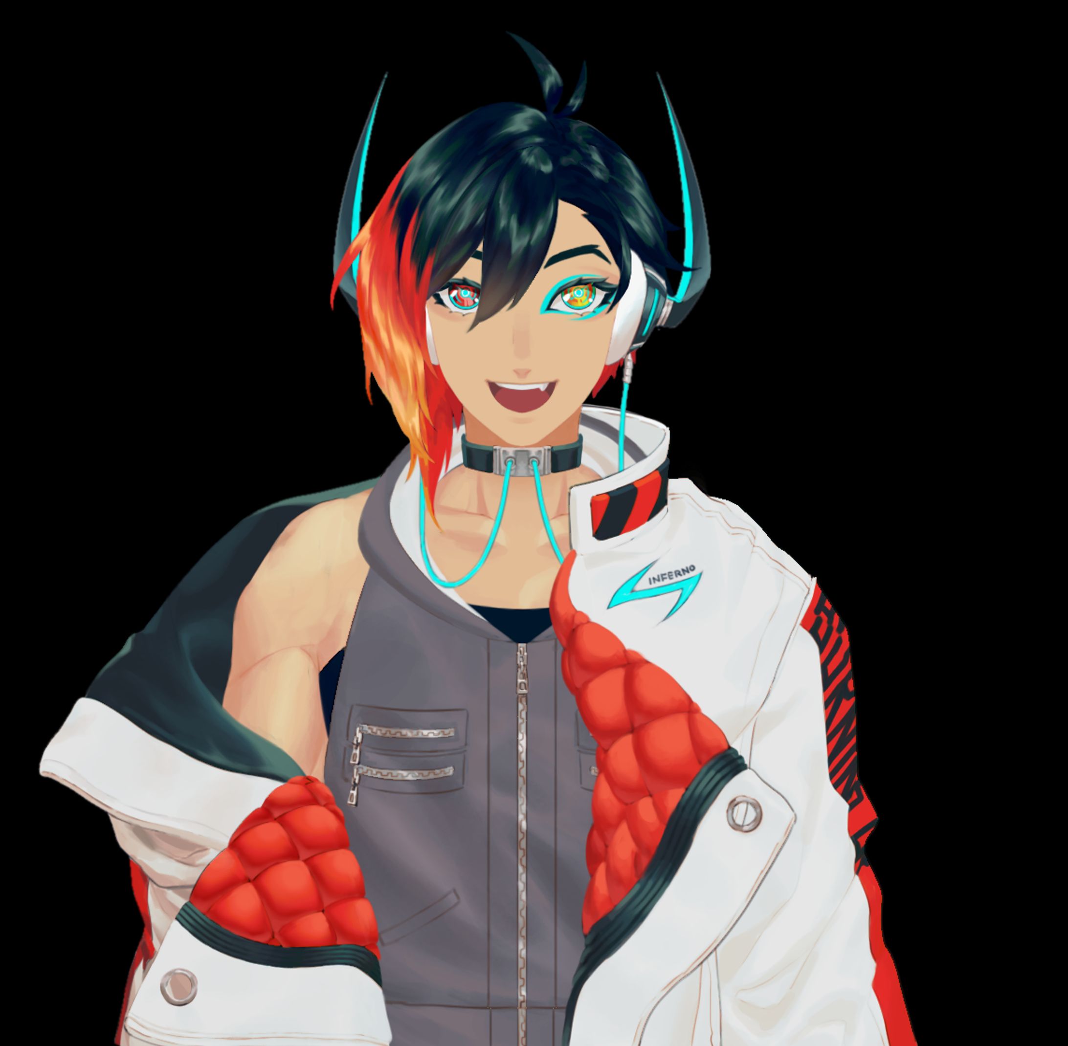 leo vtuber bust up model + ref-1