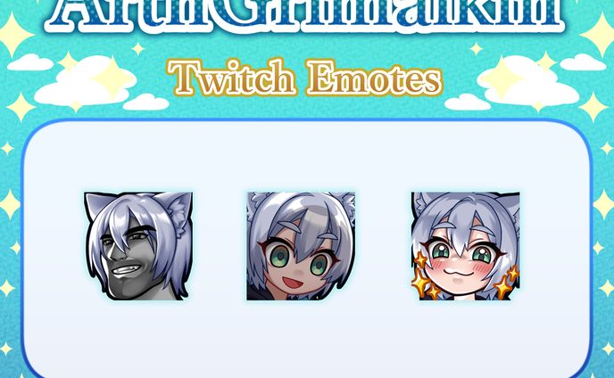 ArthGrimalkin様｜Twitchスタンプ/Twitch Emotes