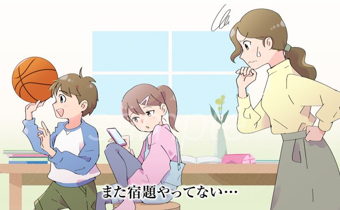 ファミリー向け アニメ・マンガ系 イラスト [ 教育系 / 映像用 ]