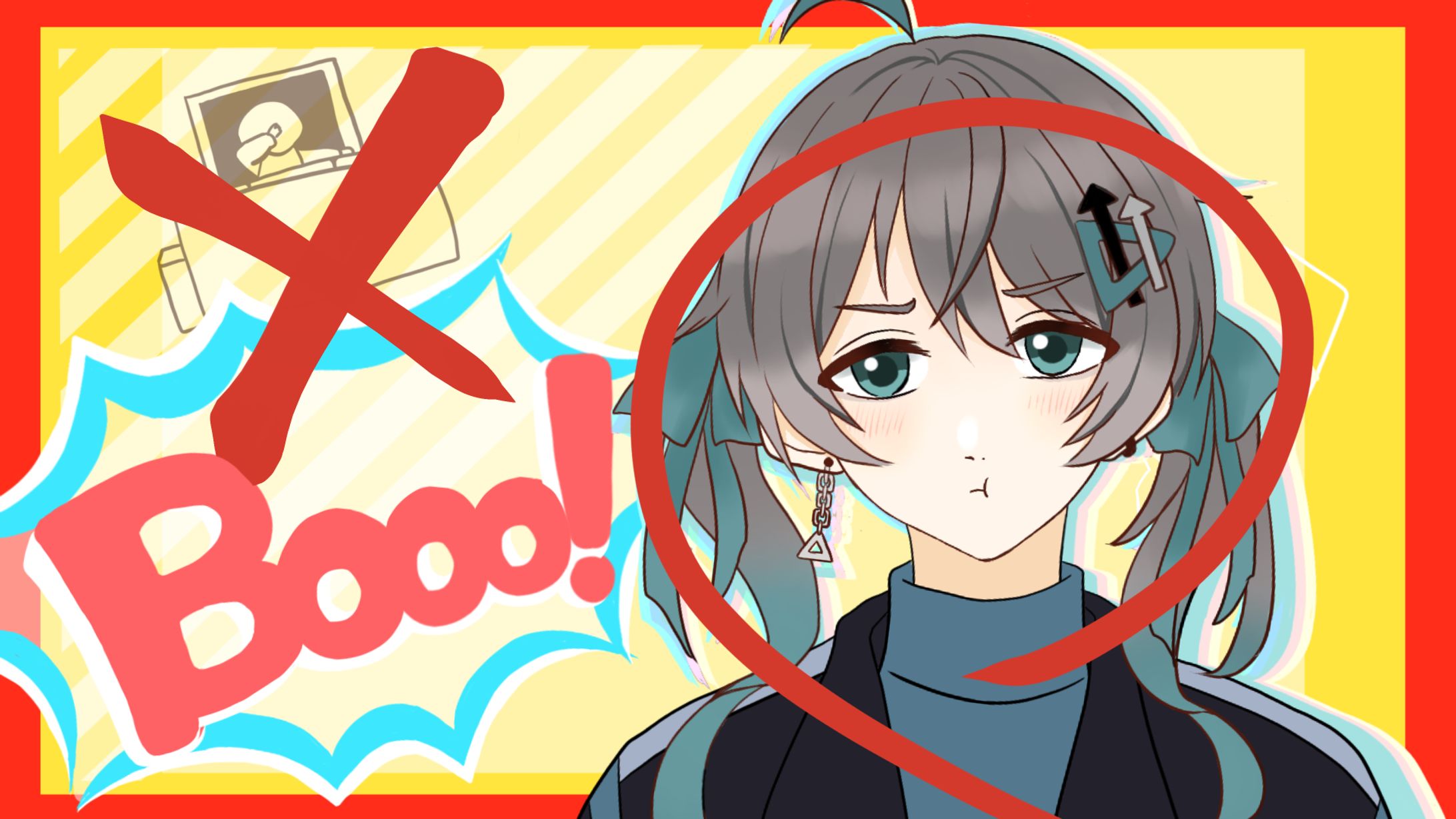 Booo!歌ってみた　イラスト-1