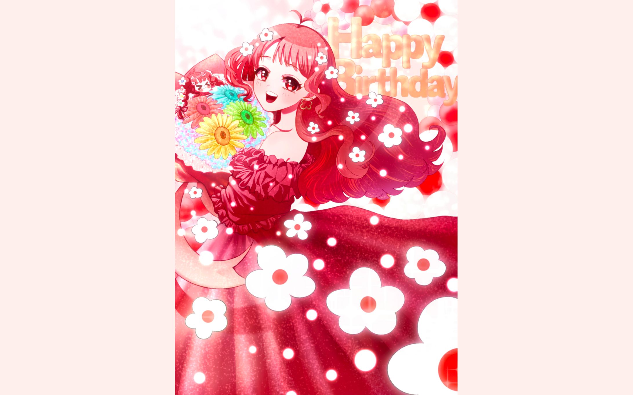 【ご依頼】お誕生日記念１枚絵-1
