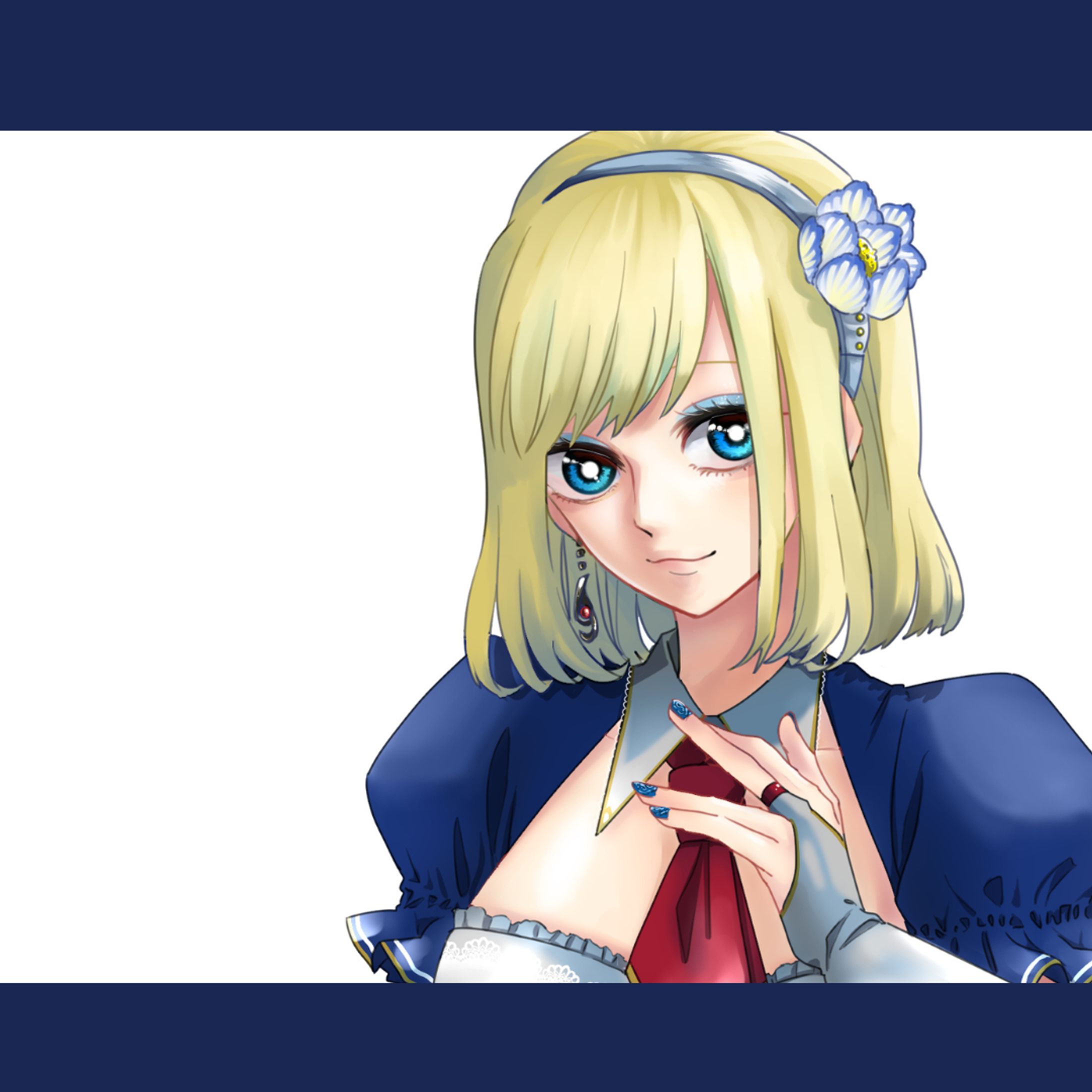 イラスト_ファンタジー風女性-1