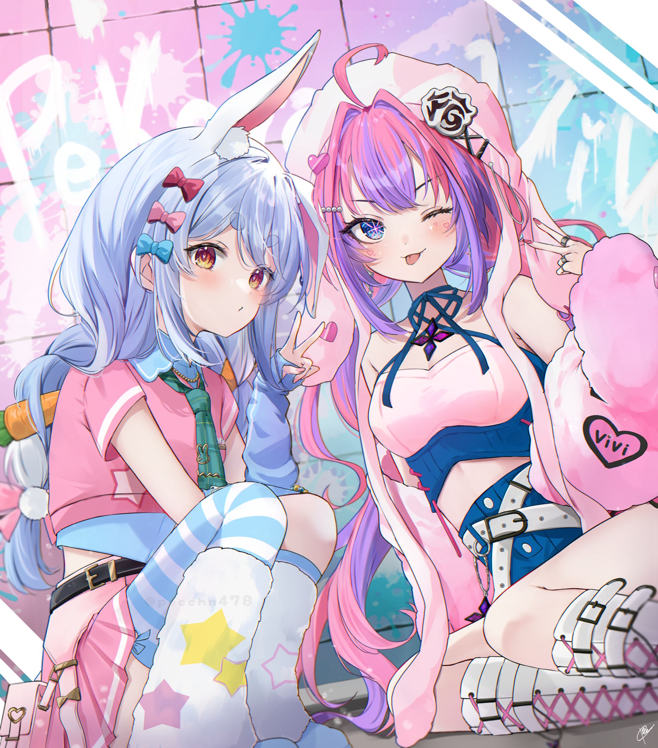 【FA】兎田ぺこら様&綺々羅々ヴィヴィ様-1