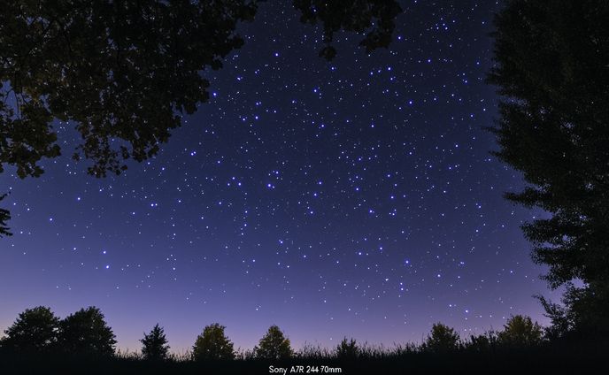 満点の星空